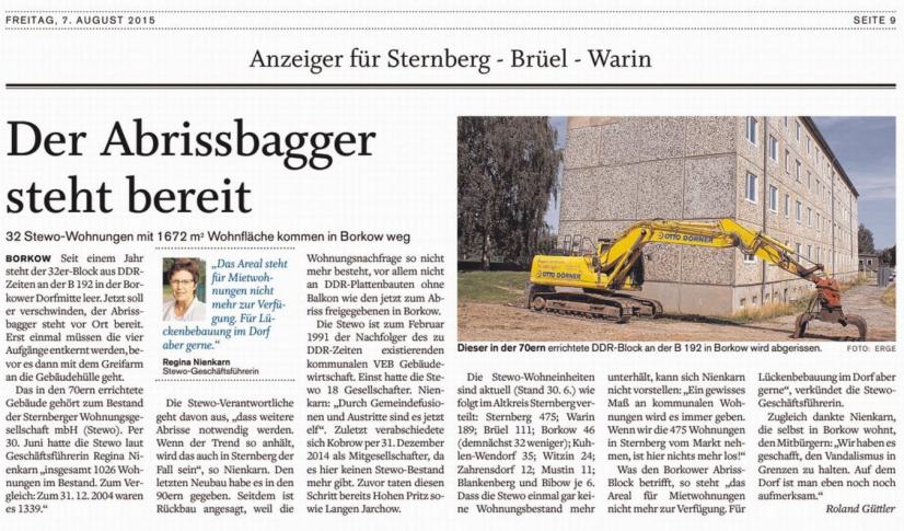 SVZ vom 07.08.2015